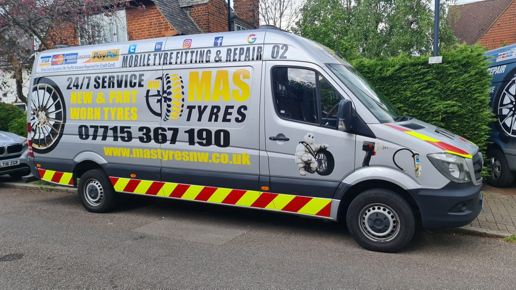 Mobile Tyre Fitting London van – MasTyresNW